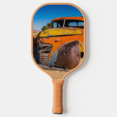 Oude en verlaten auto in Solitaire, Namibië Pickleball Paddle (Achterkant)