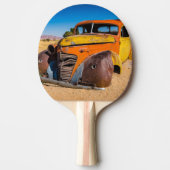 Oude en verlaten auto in Solitaire, Namibië Tafeltennisbatje (Voorkant)