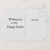 Oude engel Pasen groet briefkaart (Achterkant)