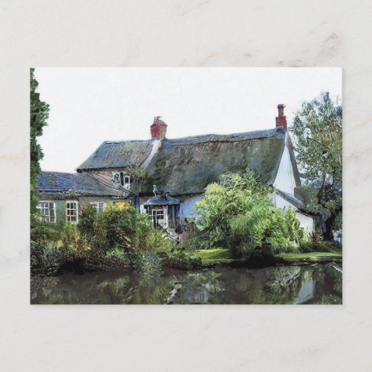 OUDE ENGELAND COTTAGE BRIEFKAART (Voorkant)