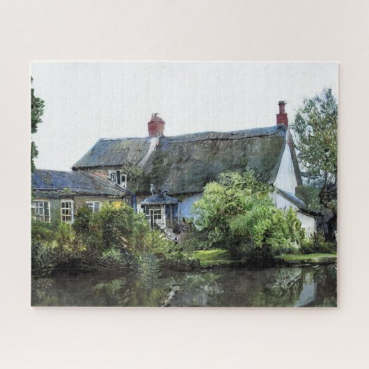 OUDE ENGELAND COTTAGE LEGPUZZEL (Horizontaal)