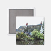 OUDE ENGELAND COTTAGE MAGNEET (Voorkant / Achterkant)