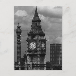 Oude Engeland Londen postkantoor toren Big ben Briefkaart