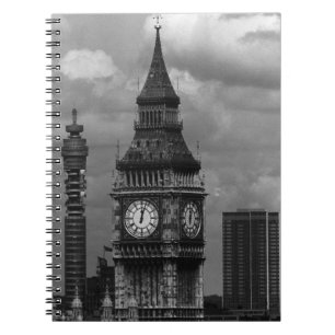 Oude Engeland Londen posttoren Big ben Notitieboek