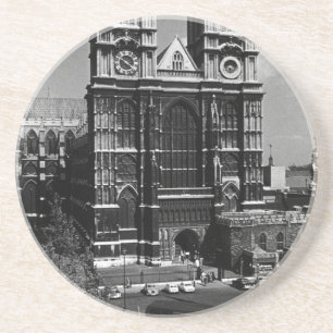 Oude Engeland Londen Westminster Abbey 1970 Zandsteen Onderzetter