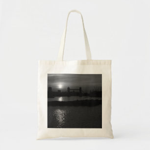 Oude Engeland Londen zonsondergang Tower Bridge Tote Bag