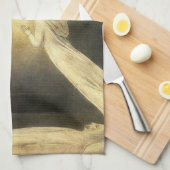 Oude engelen zweven boven Jezus Christus Theedoek (Quarter Fold)