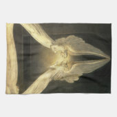 Oude engelen zweven boven Jezus Christus Theedoek (Horizontaal)