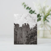 Oude Engelse Castle. Briefkaart (Staand voorkant)