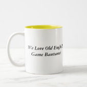 Oude Engelse Cream Buttercups Tweekleurige Koffiemok (Links)