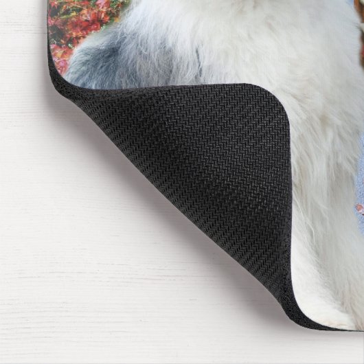 Oude Engelse dag van de lente van Sheepdog Muismat (Hoek)