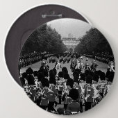 Oude Engelse Garde keert terug langs de Mall Ronde Button 6,0 Cm (Voorkant /achterkant)