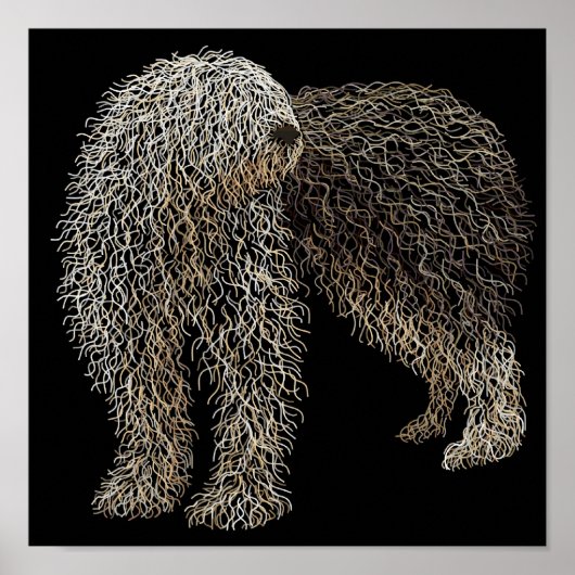 oude engelse herder poster (Voorkant)