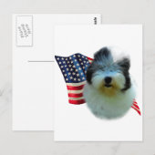 Oude Engelse herdershond vlag Briefkaart (Voorkant / Achterkant)