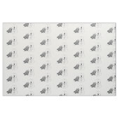 oude engelse herenhond Walt Dizzy Wigglebottom Stof (Fat Quarter)