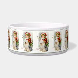 Oude Engelse kerstcadeautjes van Sheepdog Voerbakje