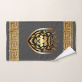 Oude Engelse Koninklijke Leeuw Ontwerper Bad Handdoek (Handdoek)