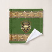 Oude Engelse Koninklijke Leeuw Ontwerper Bad Handdoek (Wasdoekje)