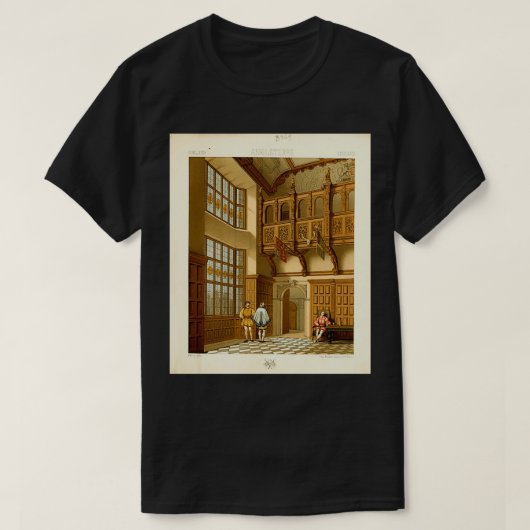 Oude Engelse mode en levensstijl 16e eeuw T-shirt (Design voorkant)