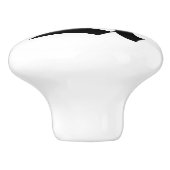 Oude Engelse monogrammed Drawer Knobs Keramische Knop (Zijkant)