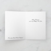 Oude Engelse orgaanKerstkaart Feestdagen Kaart (Binnen)