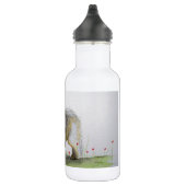 Oude Engelse schapenhondje en papaver Waterfles (Rechts)