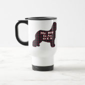 Oude Engelse Sheepdog BFF-cadeautjes Reisbeker (Links)