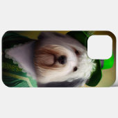 Oude Engelse Sheepdog in St. Patrick's Day Dress Case-Mate iPhone Case (Achterkant (horizontaal))