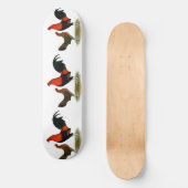 Oude Engelse spelbantams: BB Red Pair Skateboard (Voorkant)