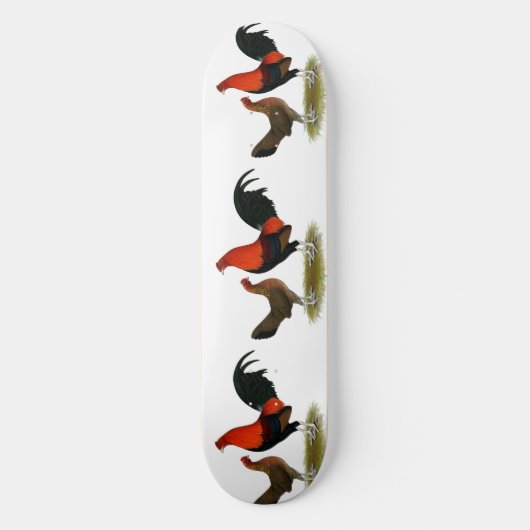 Oude Engelse spelbantams: BB Red Pair Skateboard (Voorkant)