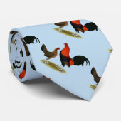 Oude Engelse spelbantams: BB Red Pair Stropdas (Opgerold)