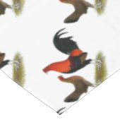 Oude Engelse spelbantams: BB Red Pair Tafelkleed (Gekanteld)
