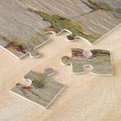 Oude Engelse tuin met stenen pad Legpuzzel (Zijkant)