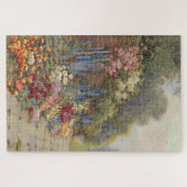 Oude Engelse tuin met stenen pad Legpuzzel (Horizontaal)