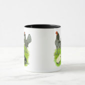 Oude Engelstalige blauw spel Mok (Midden)