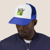 Oude Engelstalige blauw spel Trucker Pet (In situ)