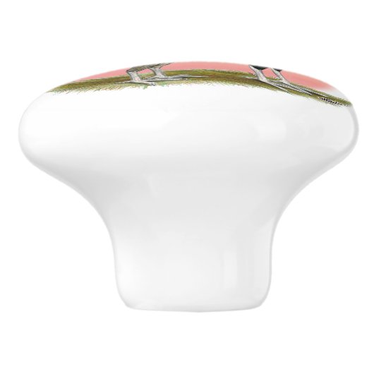 Oude Engelstalige gamenbank: BB Red Keramische Knop (Zijkant)