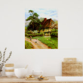 Oude Engelstalige Poster voor landgebruik (Keuken)