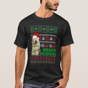 Oude Engelstalige Sheepdog for Merry Woofmas Ugly  T-shirt