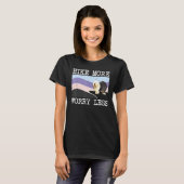 Oude Engelstalige Sheepdog Hike more Worker Less G T-shirt (Voorkant volledig)