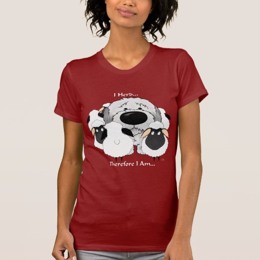 Oude Engelstalige Sheepdog - Ik heb gehoord dat ik T-shirt (Voorkant)