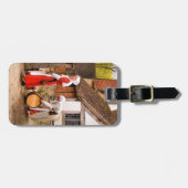 OUDE ENGLAND BAGAGELABEL (Voorkant horizontaal)