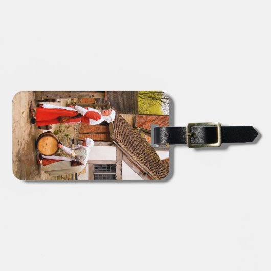 OUDE ENGLAND BAGAGELABEL (Voorkant horizontaal)