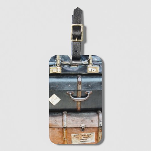 OUDE ENGLAND BAGAGELABEL (Voorkant (verticaal))