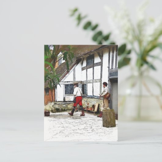 OUDE ENGLAND BRIEFKAART (Staand voorkant)