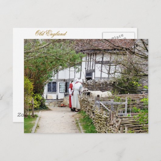 OUDE ENGLAND BRIEFKAART (Voorkant / Achterkant)