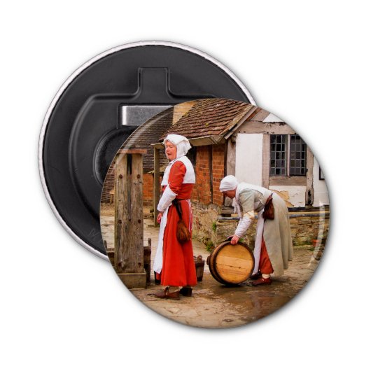 OUDE ENGLAND BUTTON FLESOPENER (Voorkant)