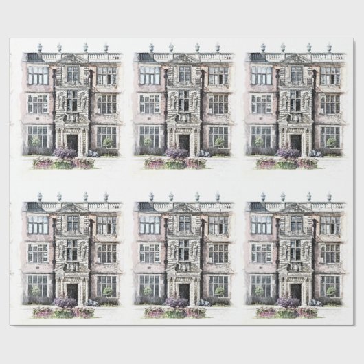 OUDE ENGLAND CADEAUPAPIER (Vlak)