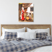 OUDE ENGLAND CANVAS AFDRUK (Insitu (Slaapkamer))