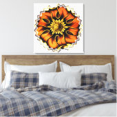 OUDE ENGLAND CANVAS AFDRUK (Insitu (Slaapkamer))